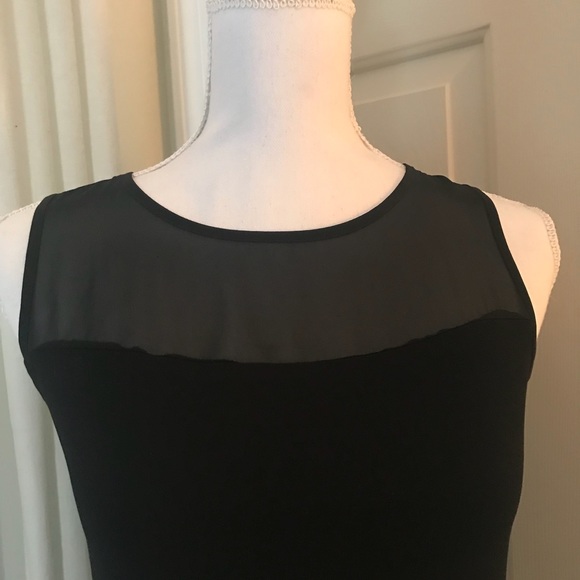 {Banana Republic} Fitted Tank With Sheer Panel - Picture 2 of 5